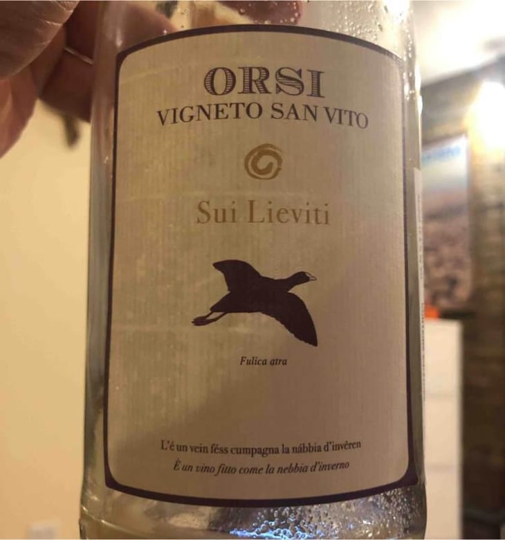 Sui Lieviti - Orsi Vigneto San Vito - Federico Orsi 