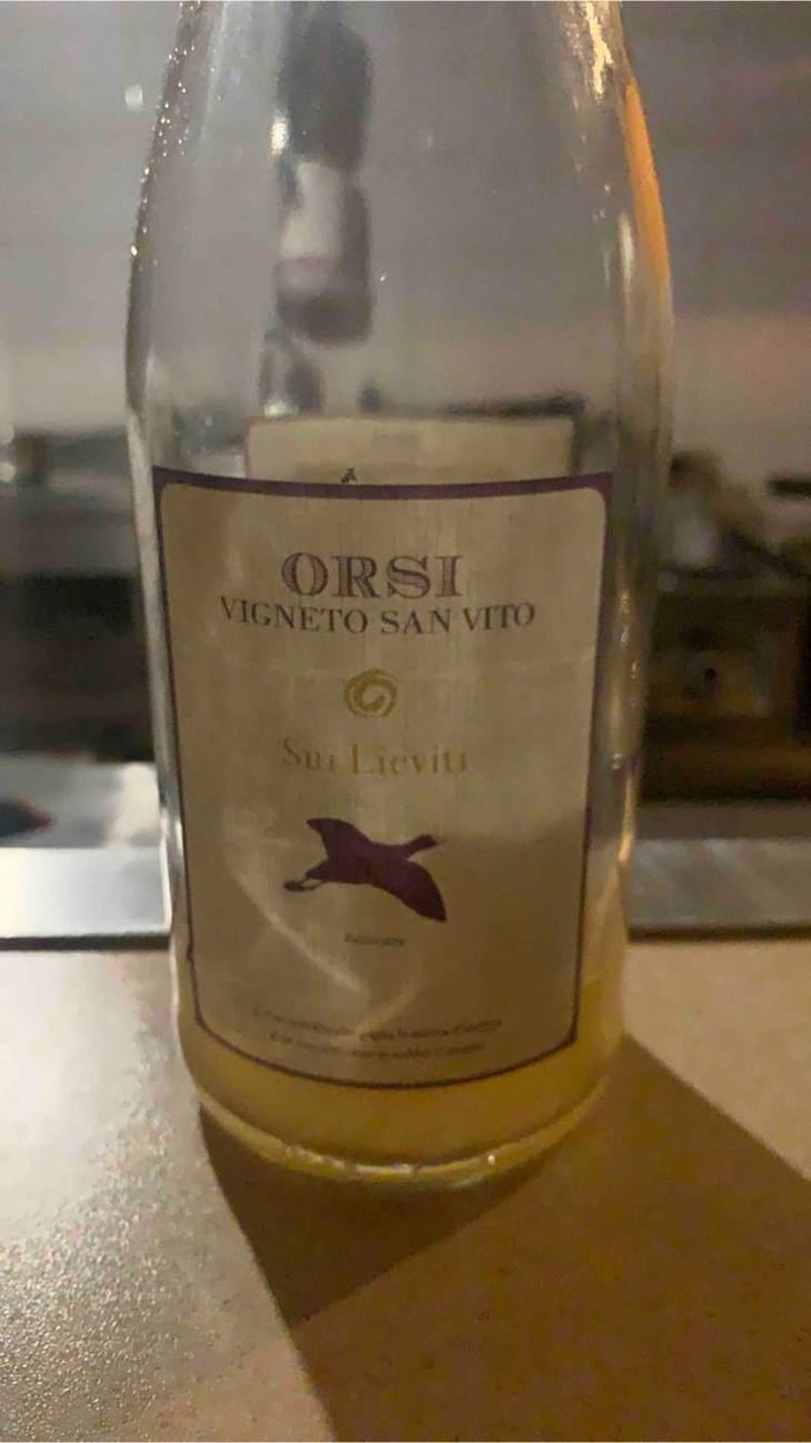 Sui Lieviti - Orsi Vigneto San Vito - Federico Orsi 