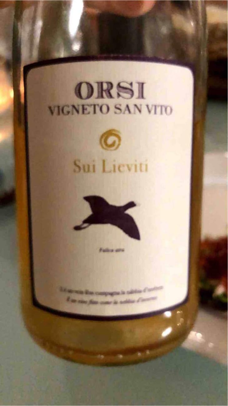 Sui Lieviti - Orsi Vigneto San Vito - Federico Orsi 