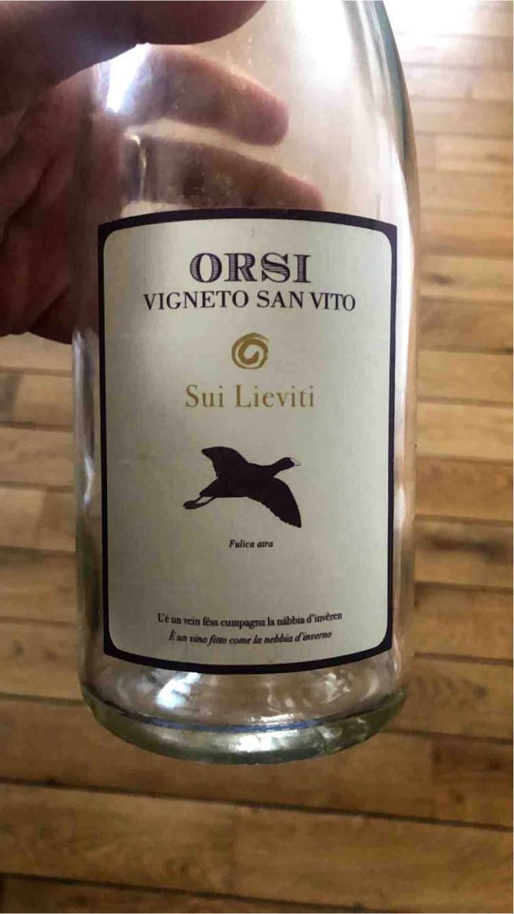 Sui Lieviti - Orsi Vigneto San Vito - Federico Orsi 