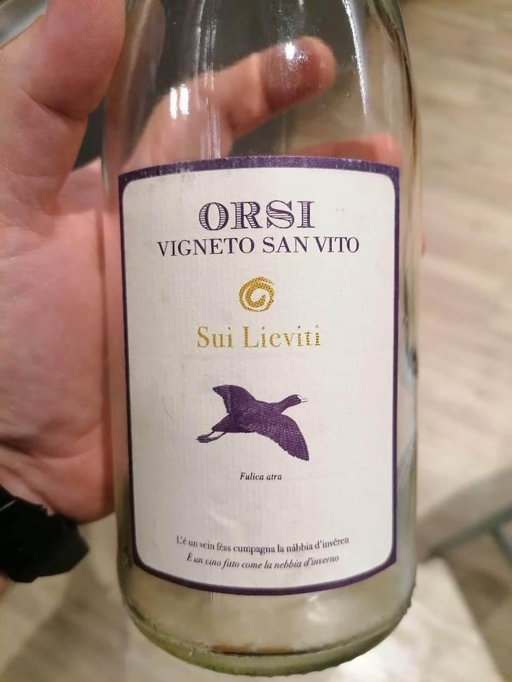 Sui Lieviti - Orsi Vigneto San Vito - Federico Orsi 