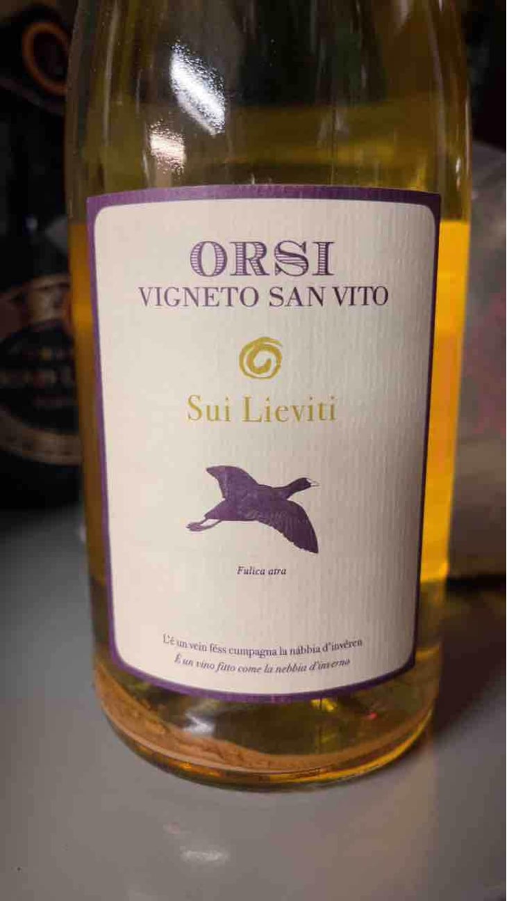 Sui Lieviti - Orsi Vigneto San Vito - Federico Orsi 