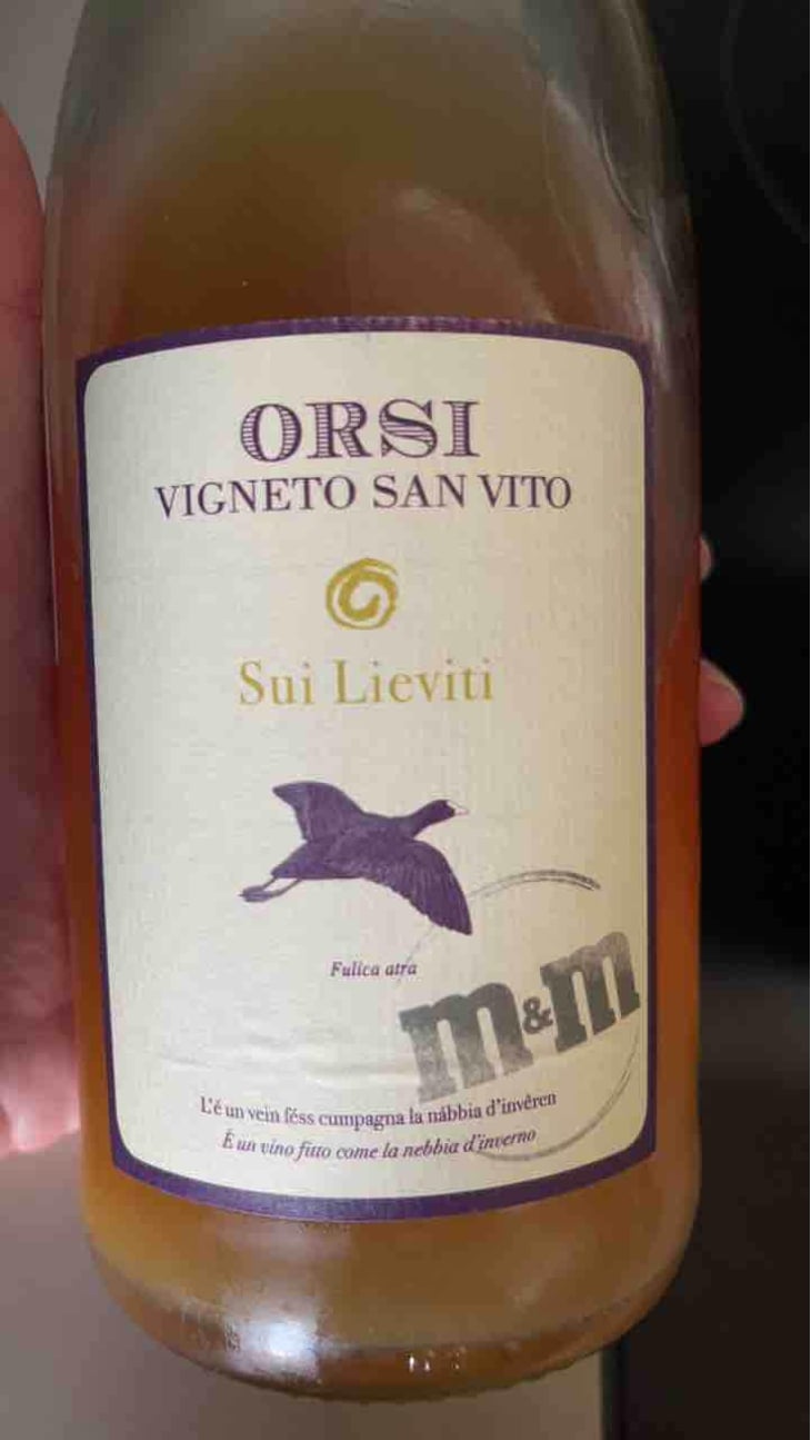 Sui Lieviti - Orsi Vigneto San Vito - Federico Orsi 