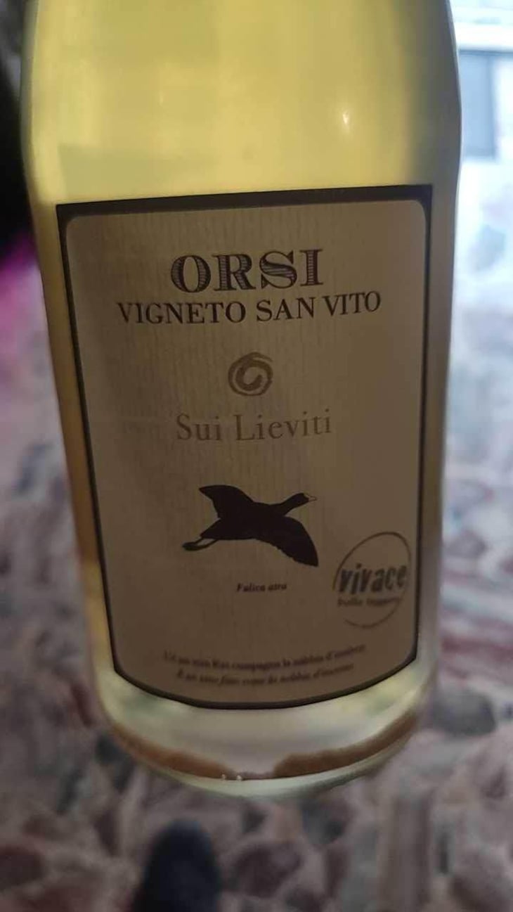 Sui Lieviti - Orsi Vigneto San Vito - Federico Orsi 