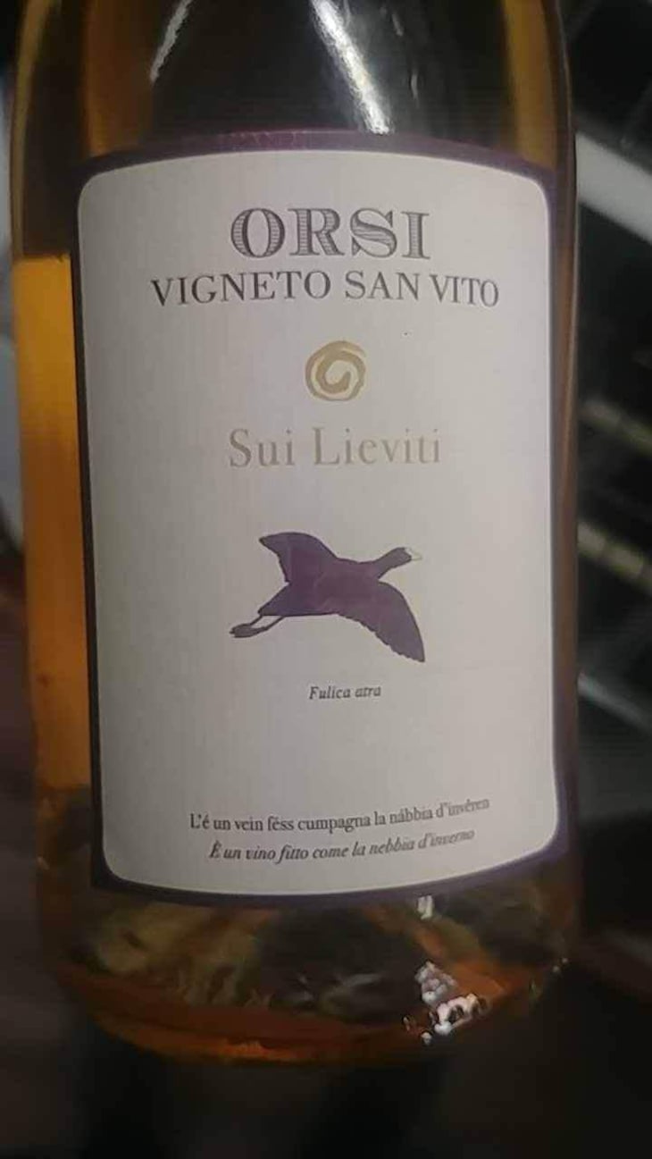 Sui Lieviti - Orsi Vigneto San Vito - Federico Orsi 