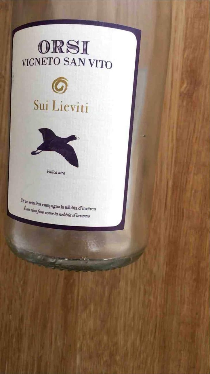 Sui Lieviti - Orsi Vigneto San Vito - Federico Orsi 