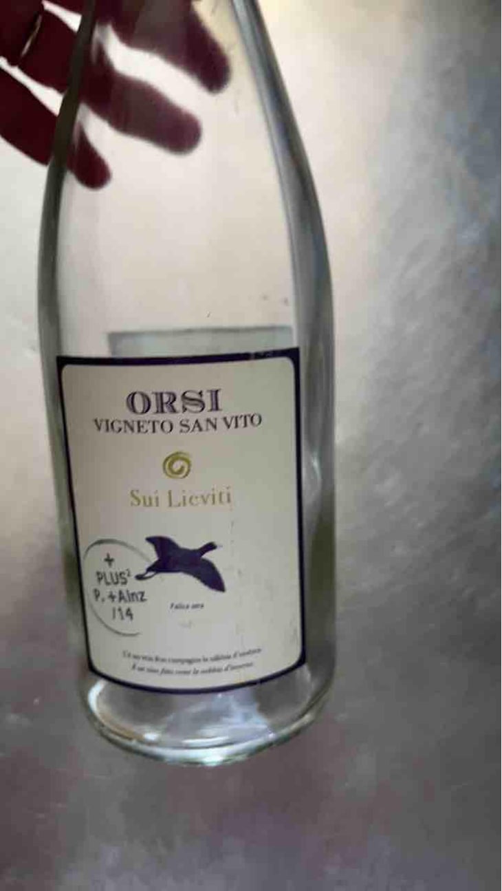 Sui Lieviti Vivace - Orsi Vigneto San Vito - Federico Orsi 