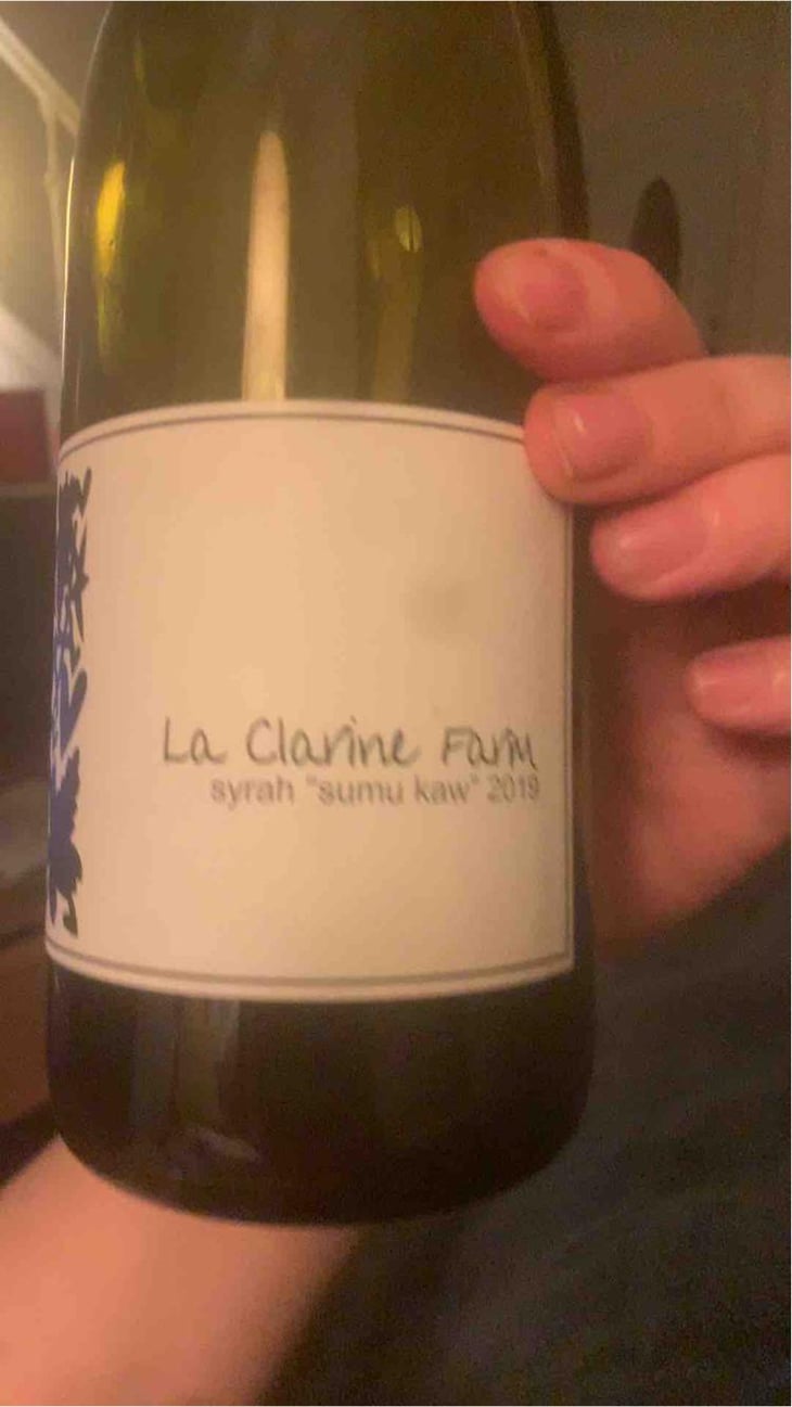 Syrah "Sumu-Kaw" - La Clarine Farm - Hank Beckmeyer 