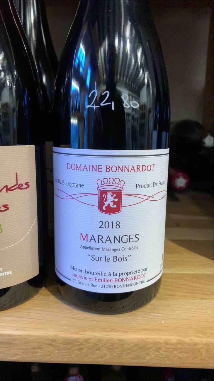 Sur Le Bois - Domaine Bonnardot - Antoine, Ludovic & Emilien Bonnardot 