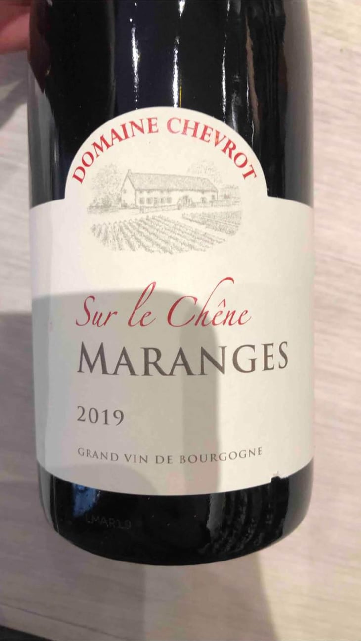Sur Le Chêne Maranges - Domaine Chevrot - Vincent & Pablo Chevrot 