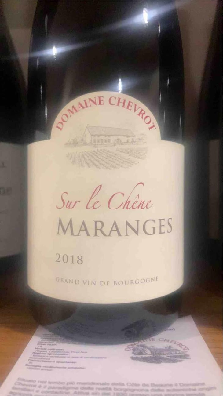 Sur Le Chêne Maranges - Domaine Chevrot - Vincent & Pablo Chevrot 