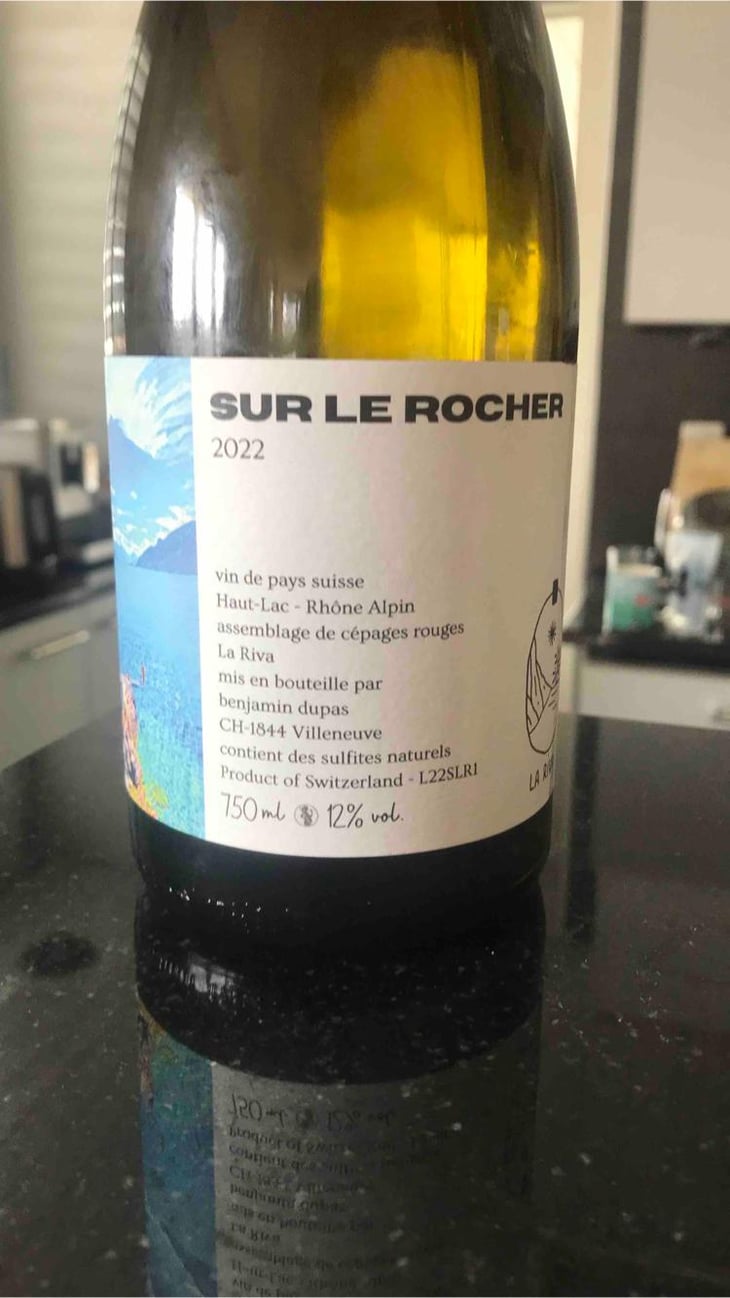 Sur Le Rocher - 2022 - Domaine de La Riva - Benjamin Dupas 