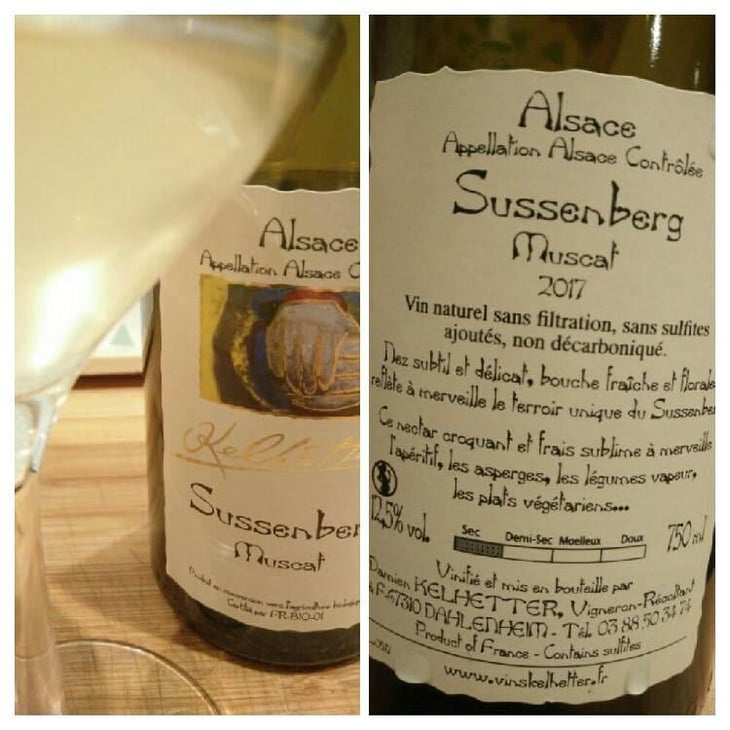 Sussenberg Muscat - Domaine Kelhetter - Damien Kelhetter 