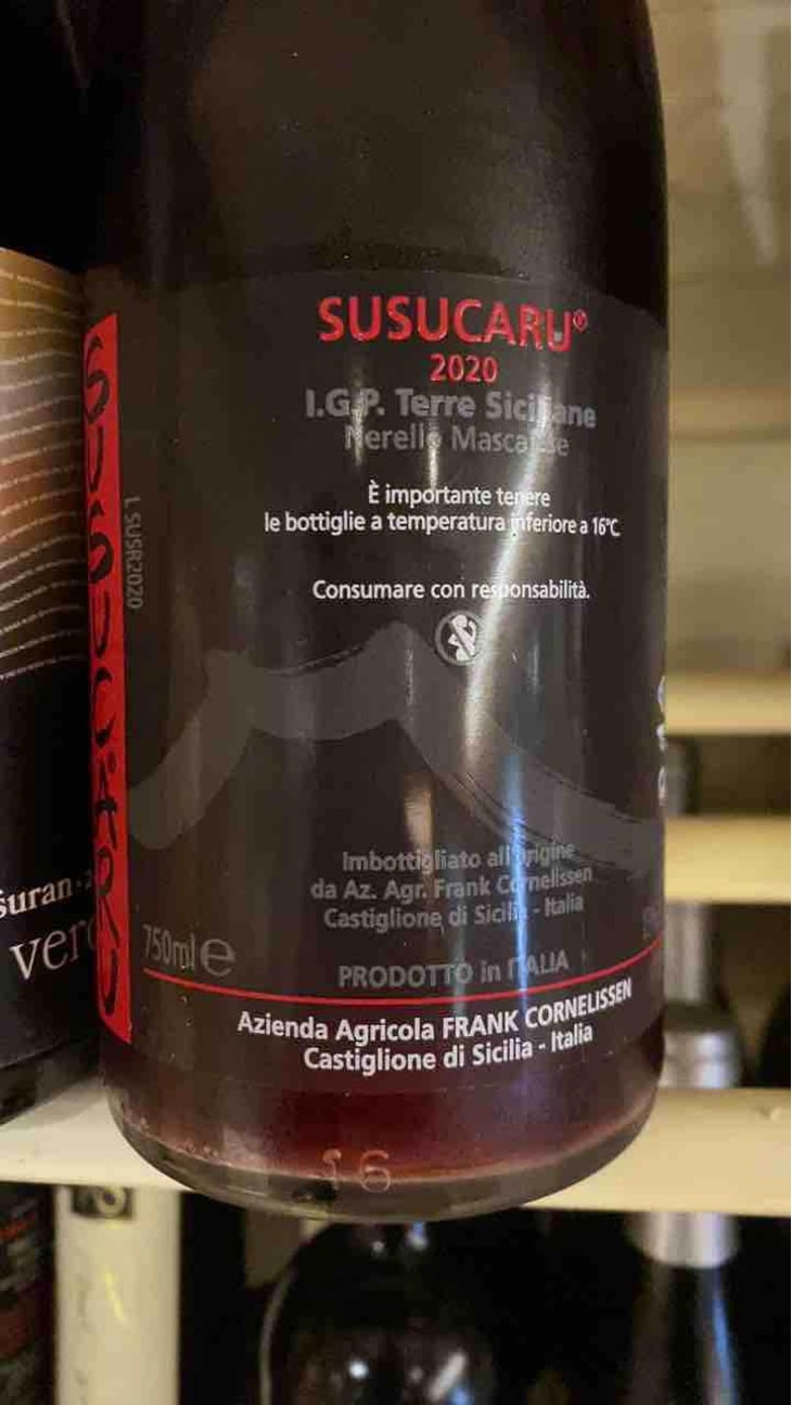 Susucaru Rosato - Azienda Agricola Frank Cornelissen - Frank Cornelissen -2020
