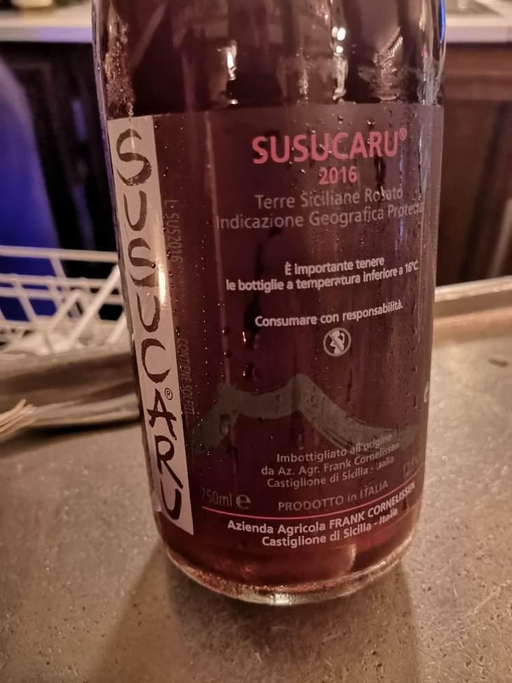 Susucaru Rosato - Azienda Agricola Frank Cornelissen - Frank Cornelissen -2020