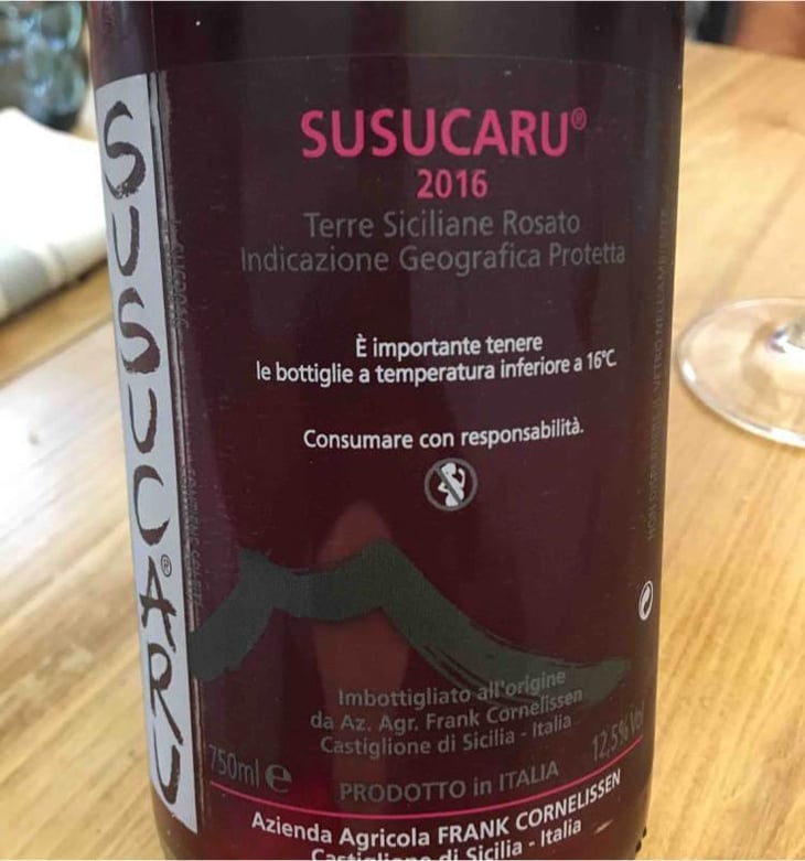 Susucaru Rosato - Azienda Agricola Frank Cornelissen - Frank Cornelissen -2020