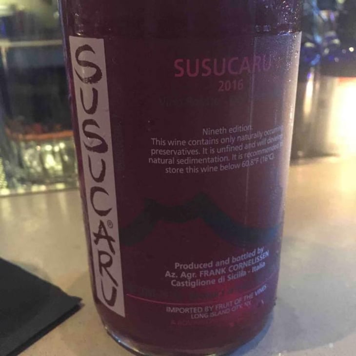 Susucaru Rosato - Azienda Agricola Frank Cornelissen - Frank Cornelissen -2020