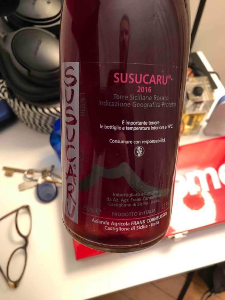 Susucaru Rosato - Azienda Agricola Frank Cornelissen - Frank Cornelissen -2020