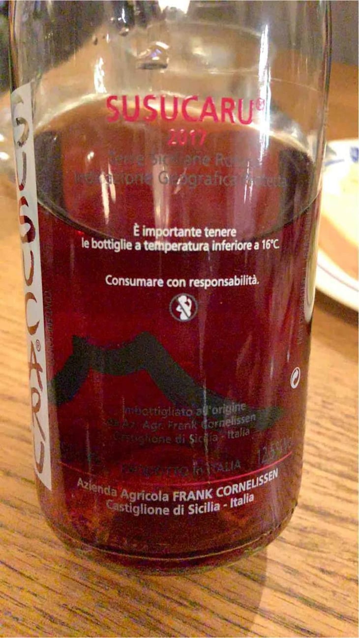 Susucaru Rosato - Azienda Agricola Frank Cornelissen - Frank Cornelissen -2020