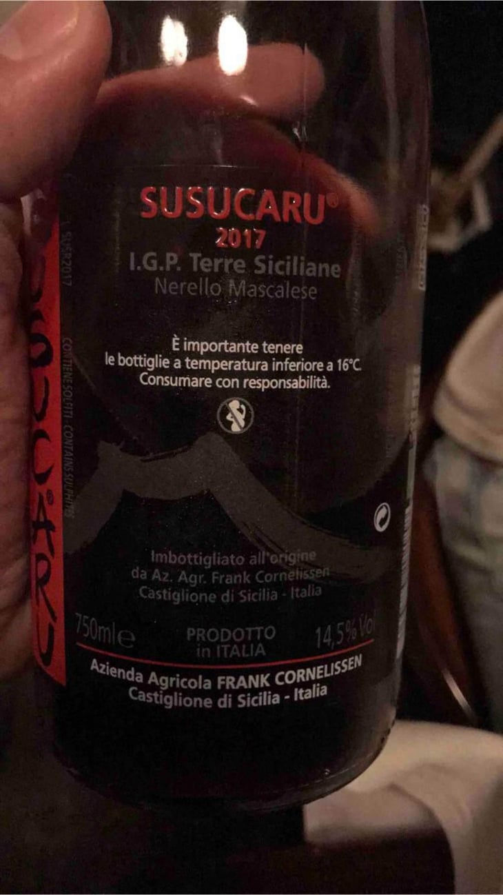 Susucaru Rosato - Azienda Agricola Frank Cornelissen - Frank Cornelissen -2020
