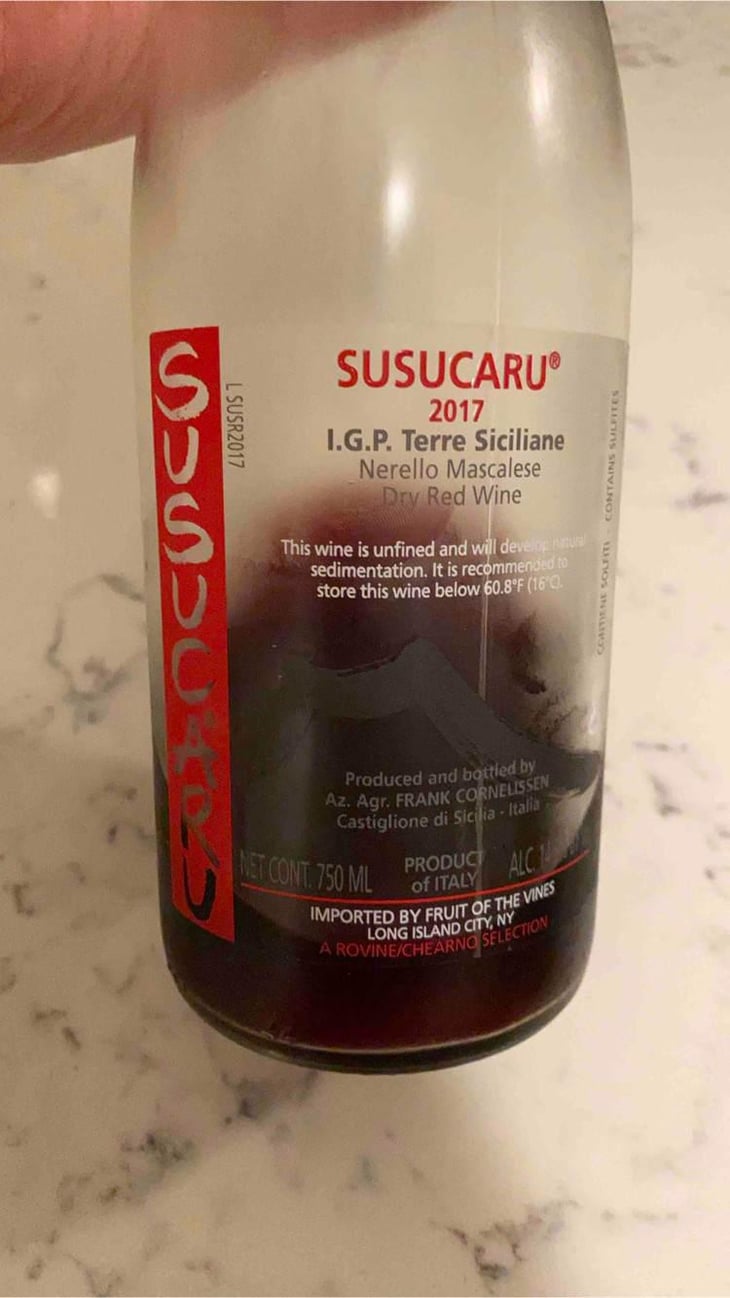 Susucaru Rosato - Azienda Agricola Frank Cornelissen - Frank Cornelissen -2020