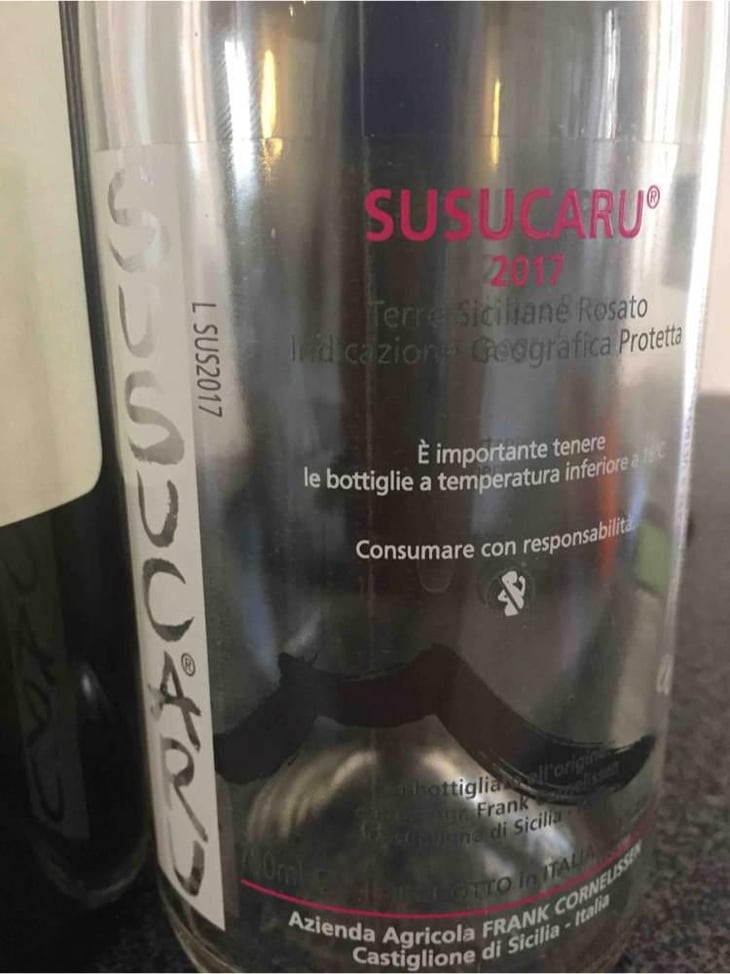 Susucaru Rosato - Azienda Agricola Frank Cornelissen - Frank Cornelissen -2020
