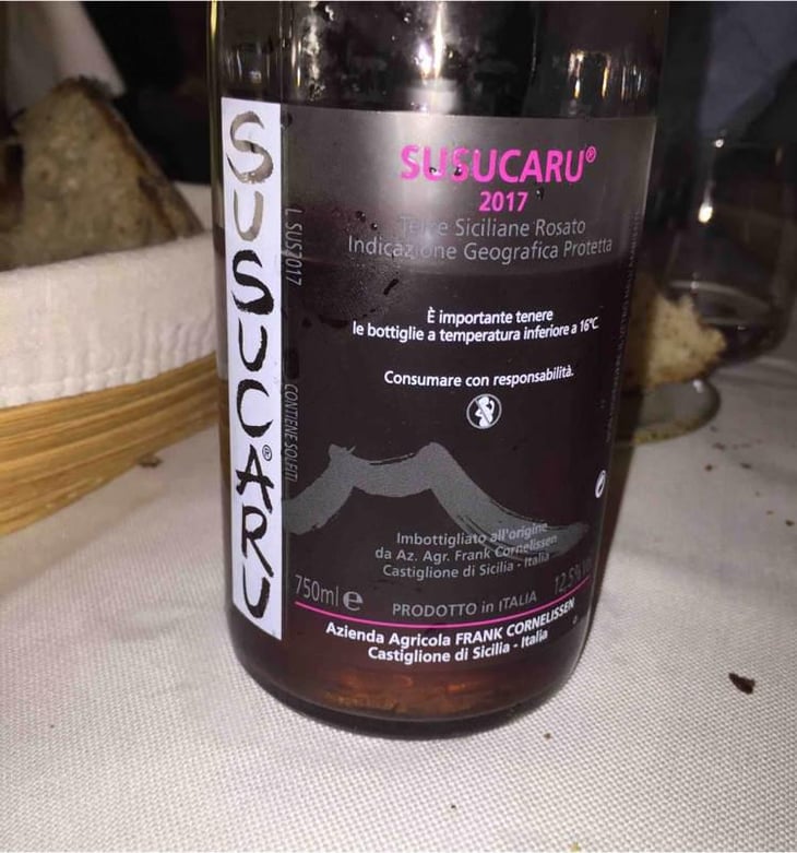 Susucaru Rosato - Azienda Agricola Frank Cornelissen - Frank Cornelissen -2020