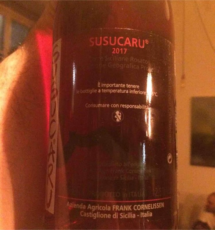 Susucaru Rosato - Azienda Agricola Frank Cornelissen - Frank Cornelissen -2020
