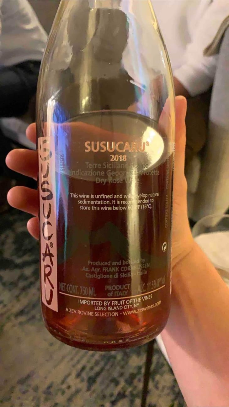 Susucaru Rosato - Azienda Agricola Frank Cornelissen - Frank Cornelissen -2020