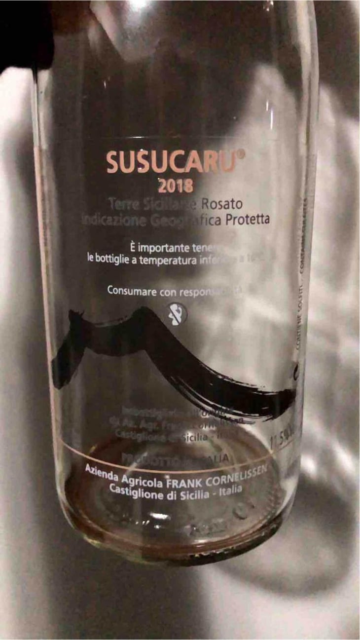 Susucaru Rosato - Azienda Agricola Frank Cornelissen - Frank Cornelissen -2020