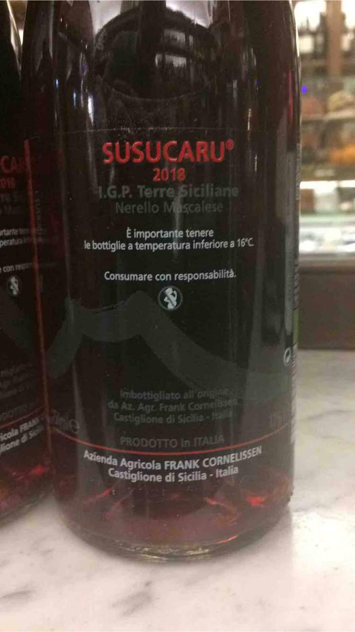 Susucaru Rosato - Azienda Agricola Frank Cornelissen - Frank Cornelissen -2020