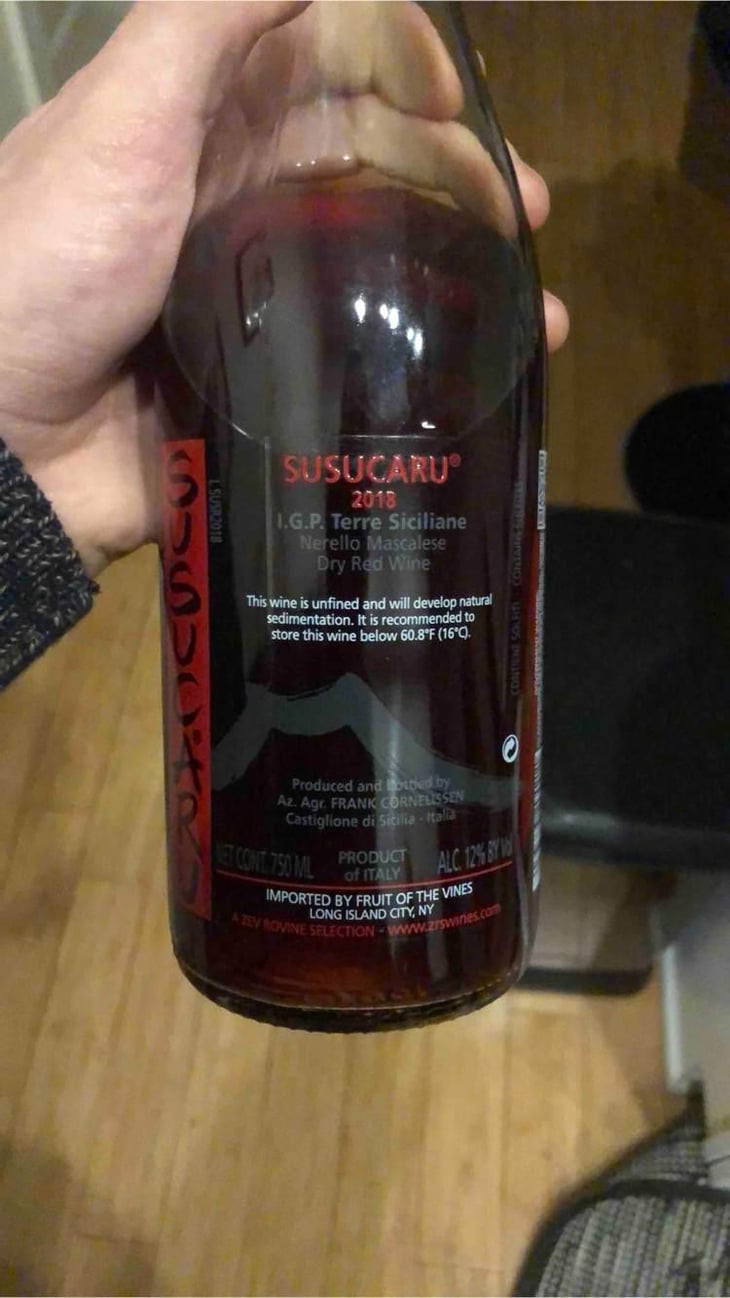 Susucaru Rosato - Azienda Agricola Frank Cornelissen - Frank Cornelissen -2020