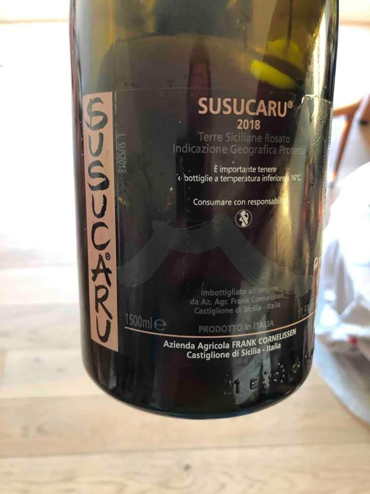 Susucaru Rosato - Azienda Agricola Frank Cornelissen - Frank Cornelissen -2020