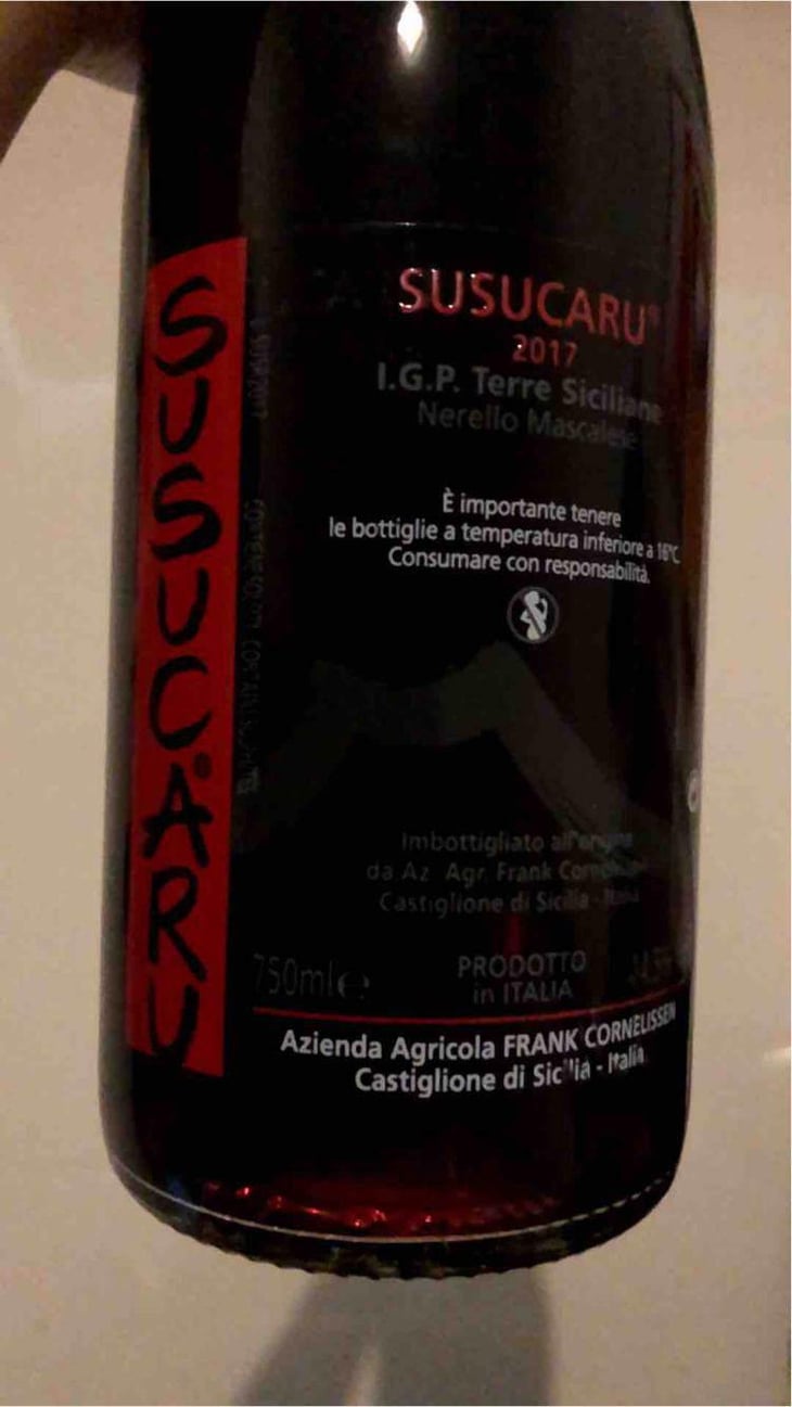 Susucaru Rosato - Azienda Agricola Frank Cornelissen - Frank Cornelissen -2020