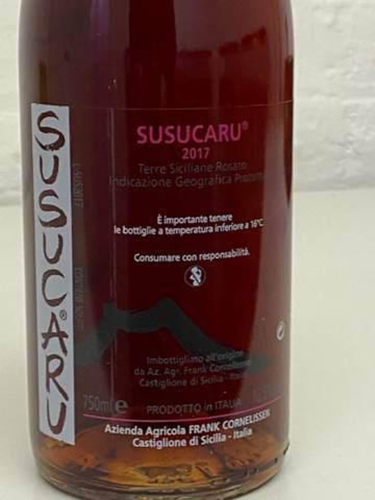 Susucaru Rosato - Azienda Agricola Frank Cornelissen - Frank Cornelissen -2020