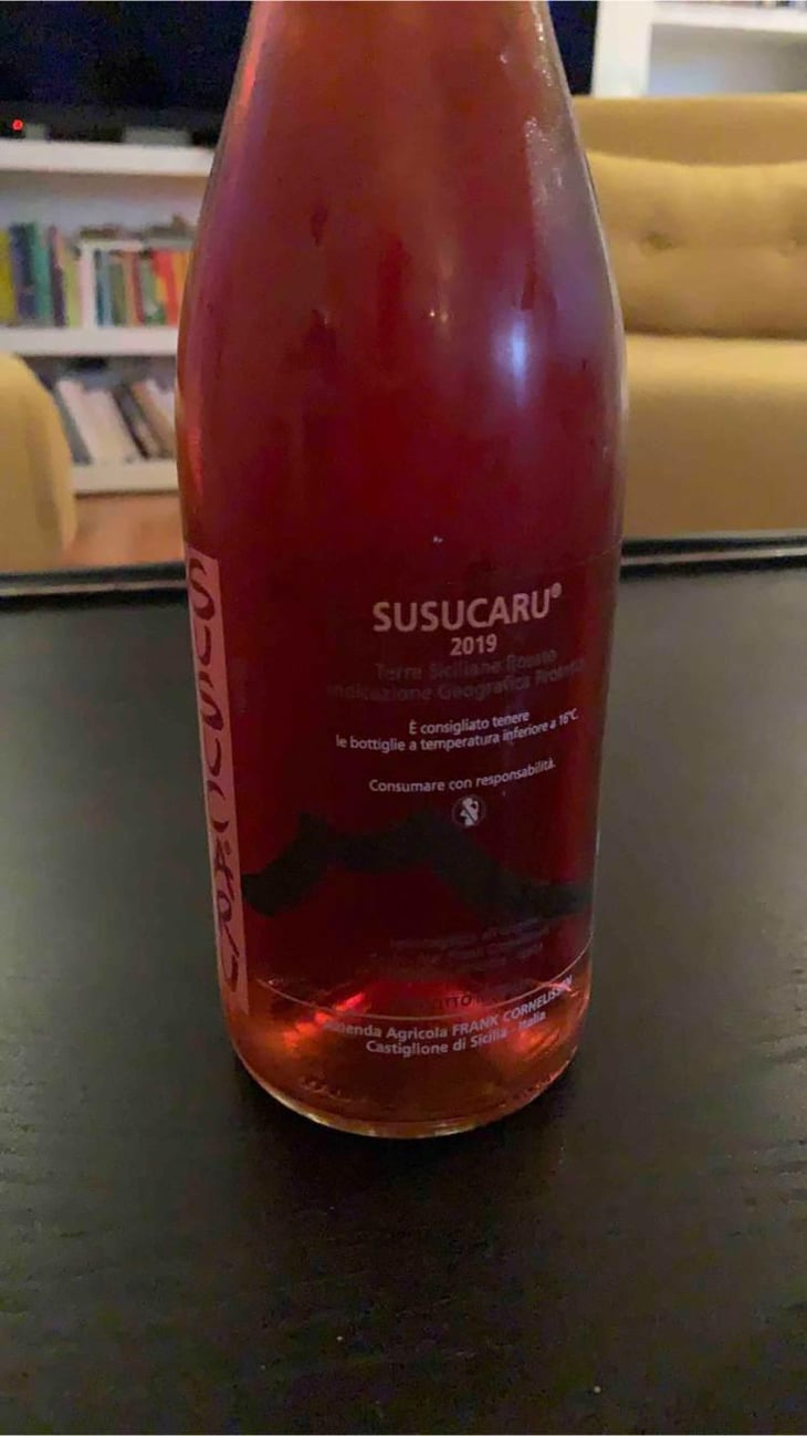 Susucaru Rosato - Azienda Agricola Frank Cornelissen - Frank Cornelissen -2020