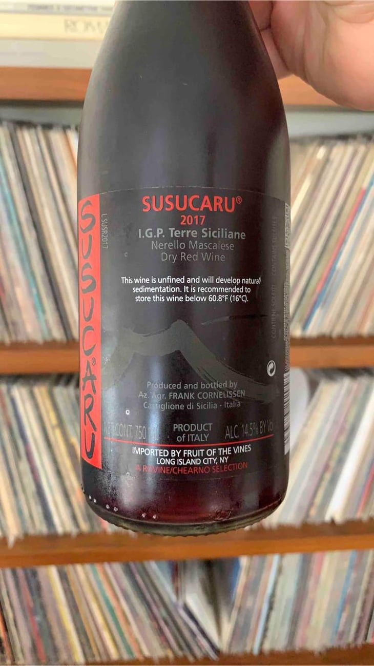 Susucaru Rosso - Azienda Agricola Frank Cornelissen - Frank Cornelissen 
