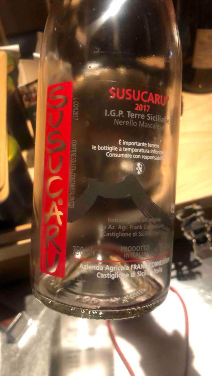 Susucaru Rosso - Azienda Agricola Frank Cornelissen - Frank Cornelissen 