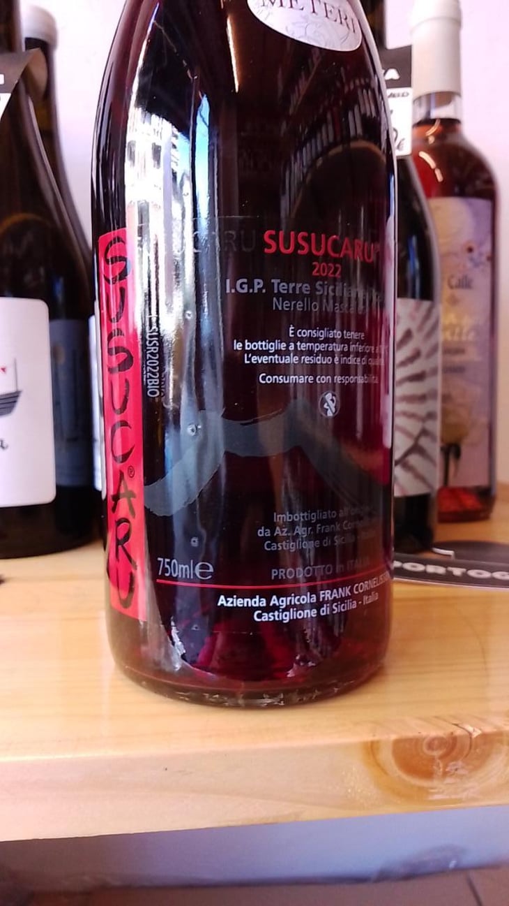 Susucaru Rosso - Azienda Agricola Frank Cornelissen - Frank Cornelissen 