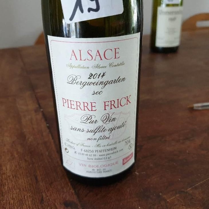 Bergweingarten Sylvaner - Domaine Pierre Frick - Jean-Pierre, Chantal et Thomas Frick 