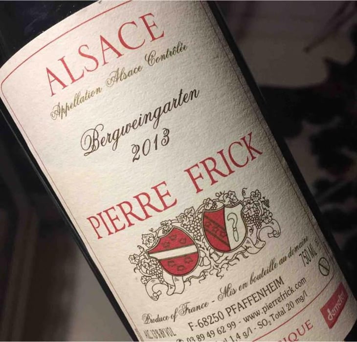 Bergweingarten Sylvaner - Domaine Pierre Frick - Jean-Pierre, Chantal et Thomas Frick 