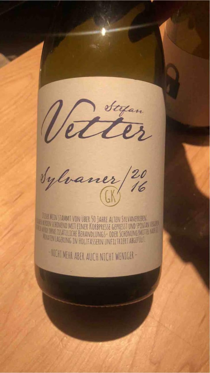 Sylvaner CK - In Vino Vita - Stefan Vetter 