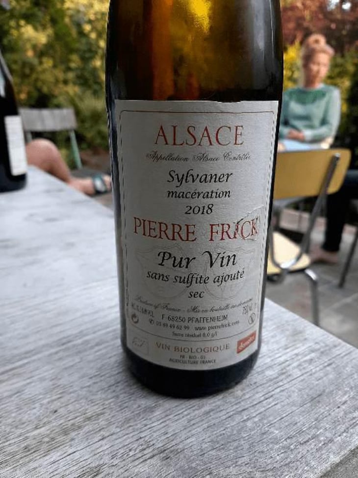 Sylvaner Macération - Domaine Pierre Frick - Jean-Pierre, Chantal et Thomas Frick 