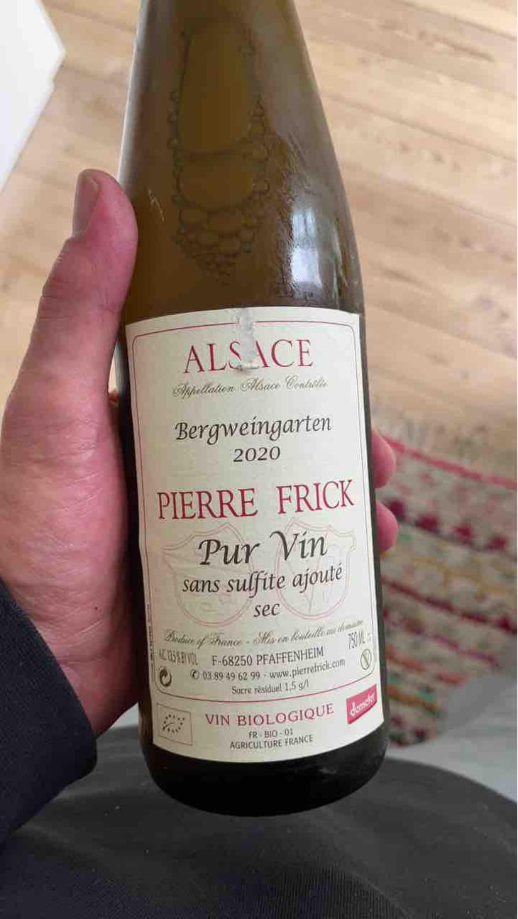 Sylvaner Macération - Domaine Pierre Frick - Jean-Pierre, Chantal et Thomas Frick 