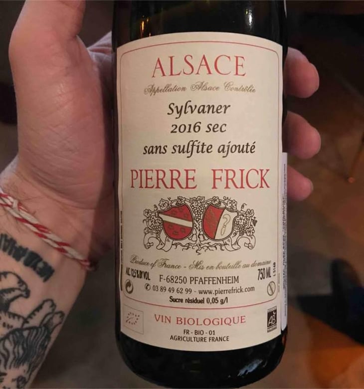 Sylvaner - Domaine Pierre Frick - Jean-Pierre, Chantal et Thomas Frick 