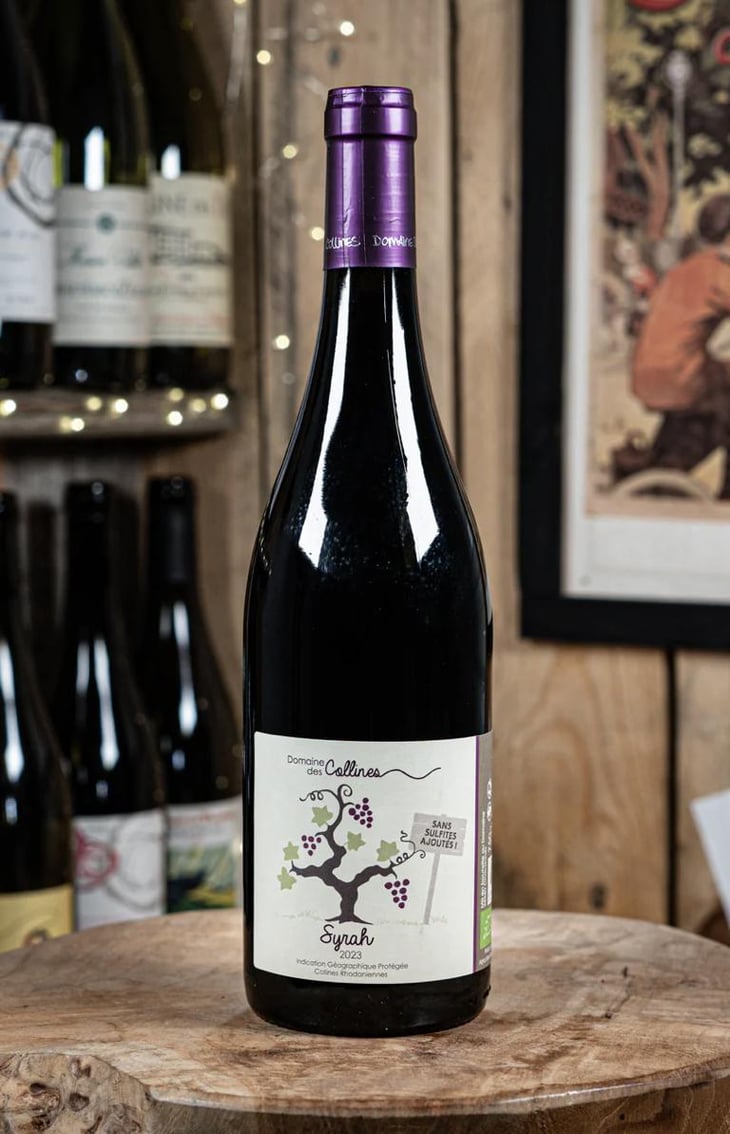 Syrah 2023 - IGP Collines Rhodaniennes - Domaine des Collines - Domaine des Collines -2023
