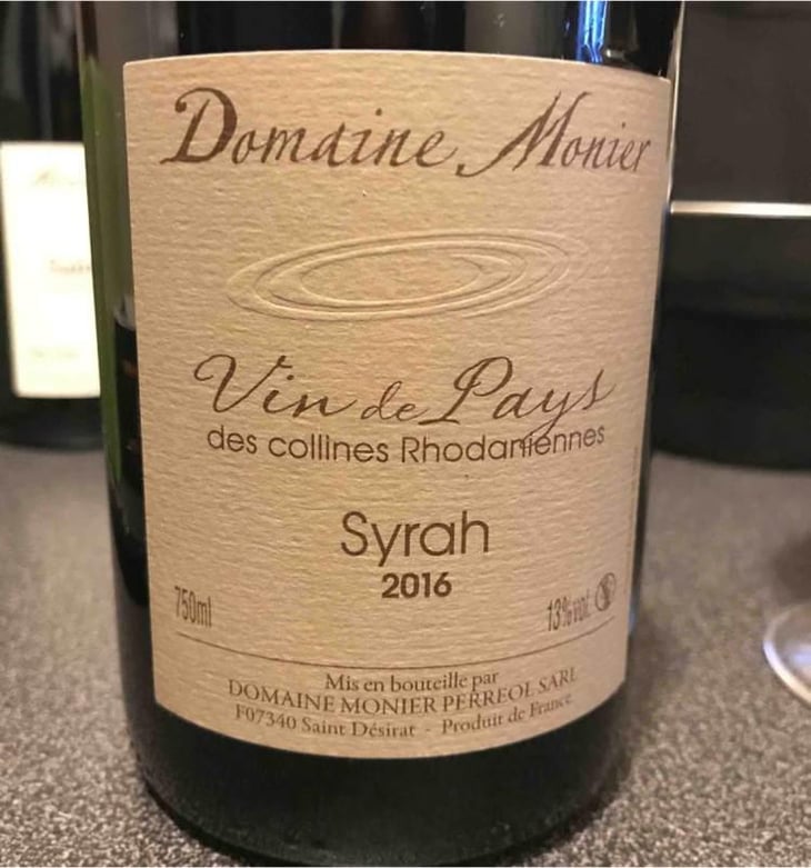 Syrah - Domaine Monier-Perréol - Guillaume & Jean-Pierre Monier & Philippe Perréol 
