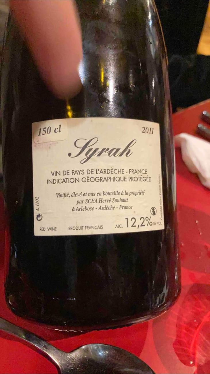 Syrah - Romaneaux-Destezet - Hervé Souhaut 