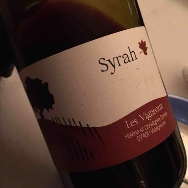 Syrah - Les Vigneaux - Hélène & Christophe Comte 