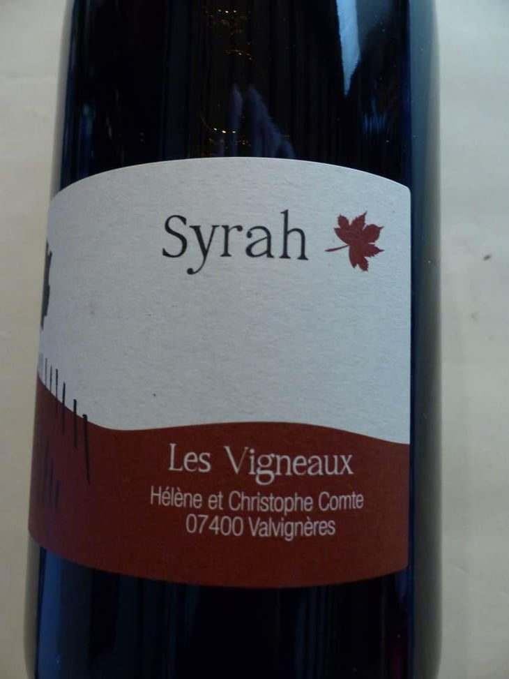 Syrah - Les Vigneaux - Hélène & Christophe Comte 